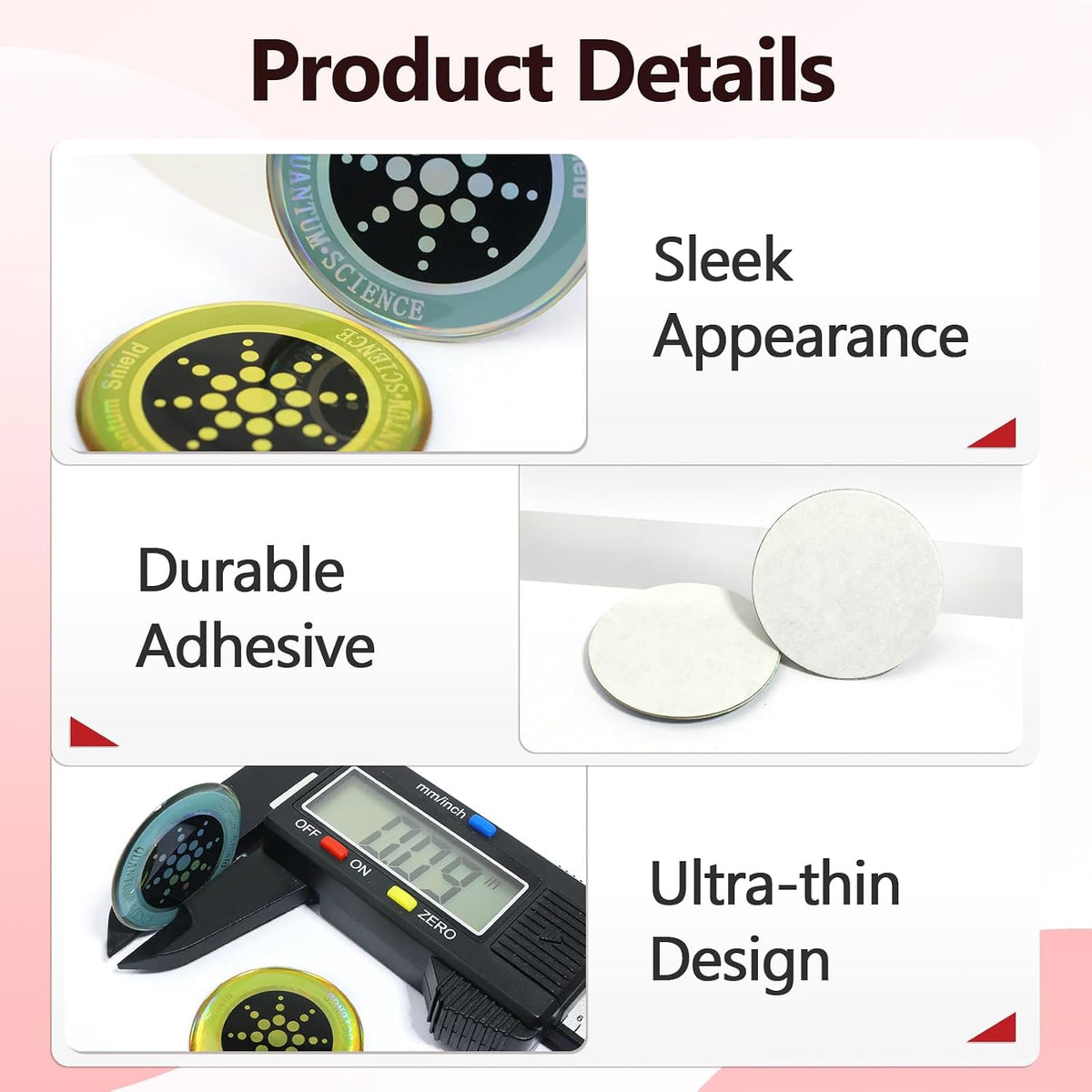 16 Pcs Cell Phone Protection Stickers Neutralizer Shield Blocker