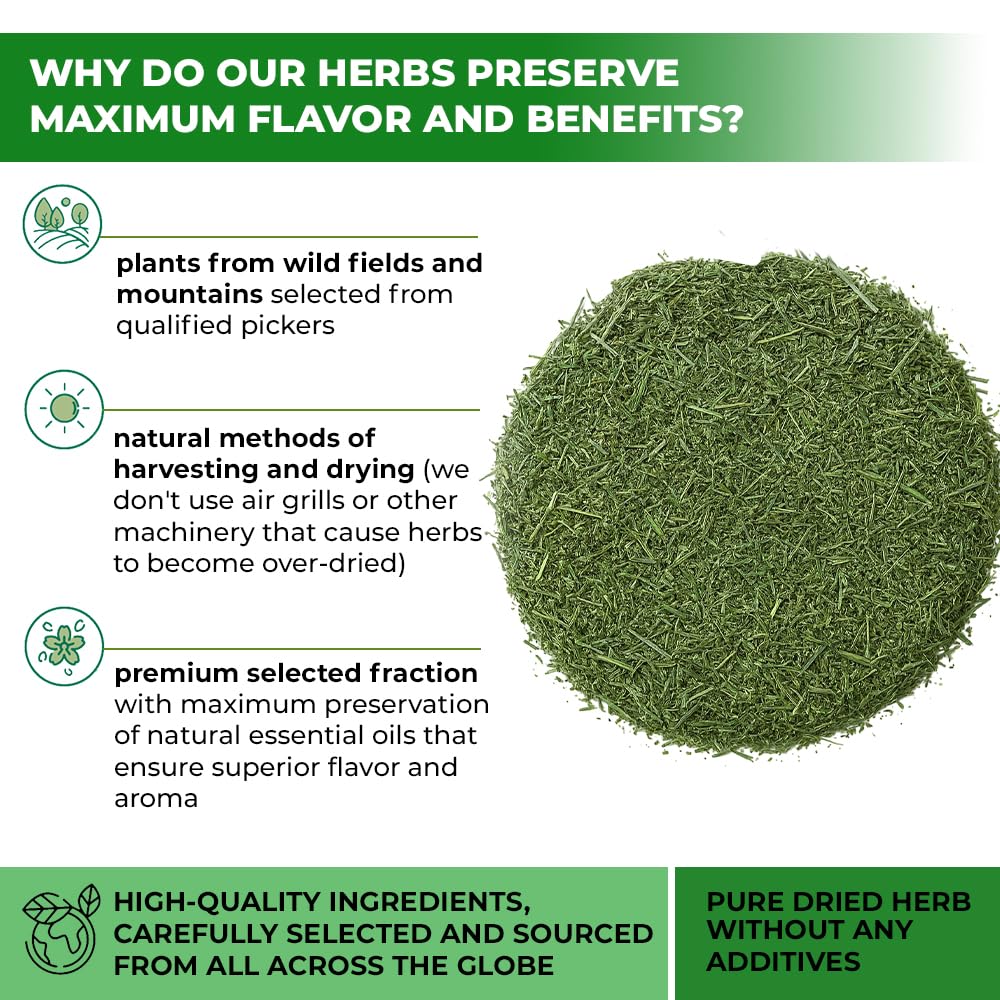 30 Bags Cleavers Herbal Tea (Galium Aparine) - 1.5g Tea Bag 30 Count Dried Cleavers Herb Tea