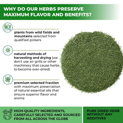 30 Bags Cleavers Herbal Tea (Galium Aparine) - 1.5g Tea Bag 30 Count Dried Cleavers Herb Tea