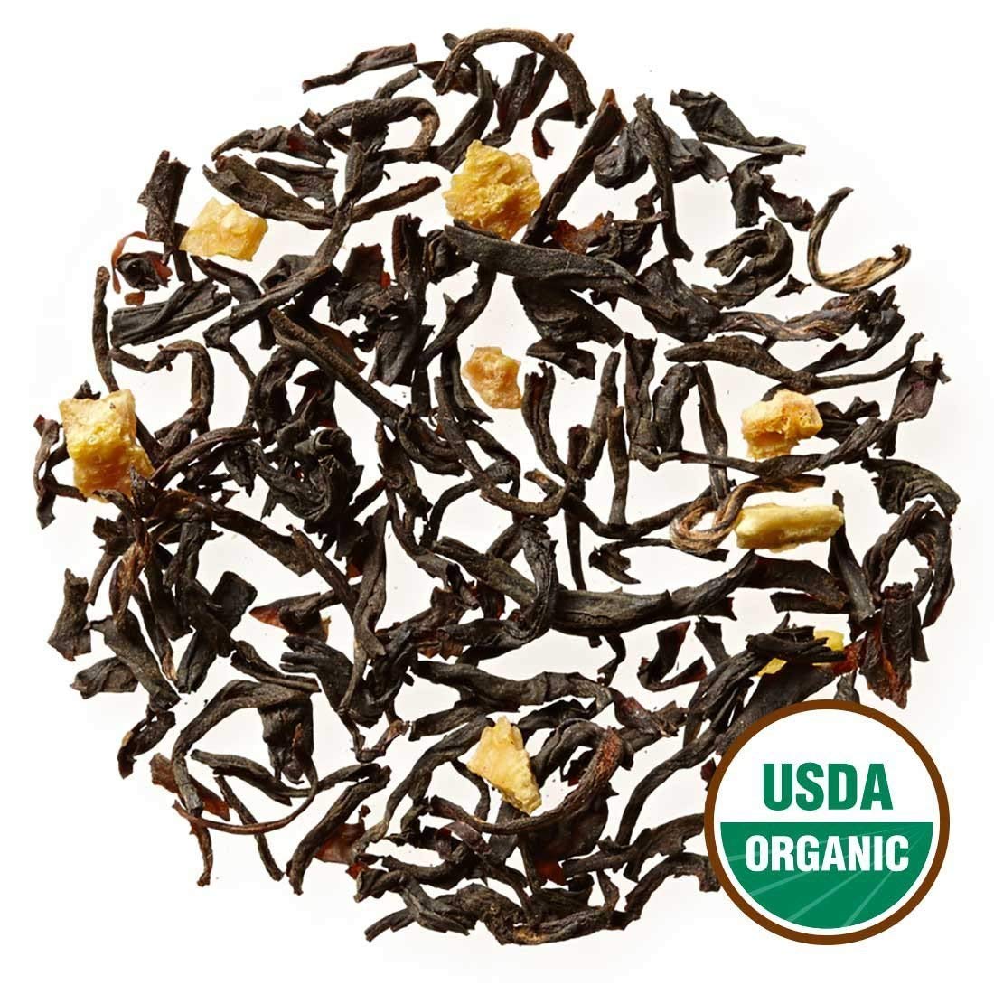 Golden Moon Organic Tippy Earl Grey Loose Leaf Tea – 8oz Bulk 96 Servings