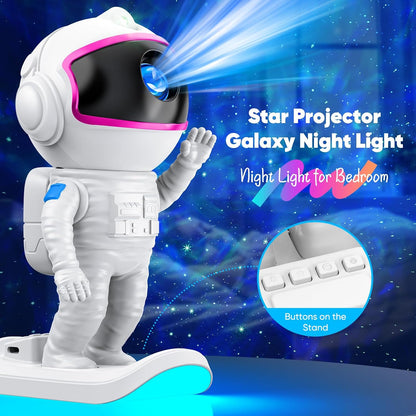 Galaxy Projector, Star Projector Night Light with Timer and Remote for Bedroom, Adjustable Head Angle Nebula Ceiling Lamp, Gifts for Adults, Teens, Christmas, Birthday, Room Decor