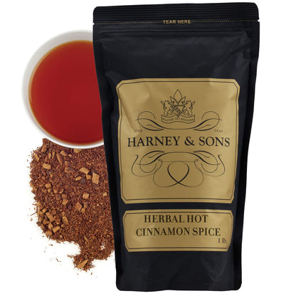 Harney & Sons Herbal Hot Cinnamon Spice Loose Leaf Tea, 16 oz