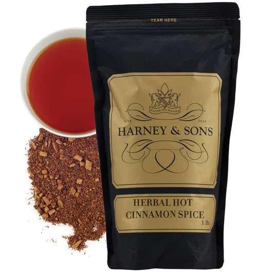 Harney & Sons Herbal Hot Cinnamon Spice Loose Leaf Tea, 16 oz
