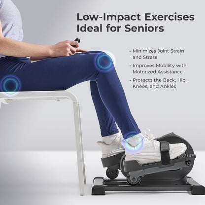 Sunny Health & Fitness Under Desk Pedal Elliptical Machine Leg Exerciser
