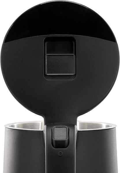 MegaChef Electric Watter Boiler/Tea Kettle (Glass, Silver, 1.8 Liter)