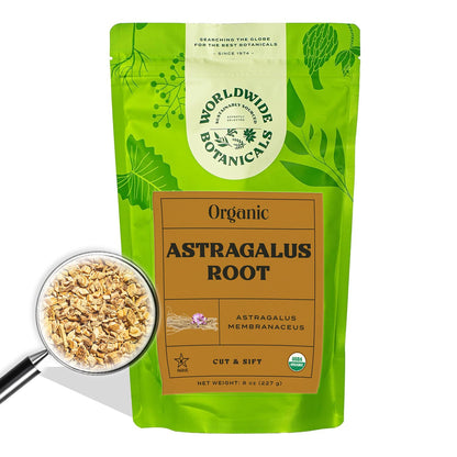 Worldwide Botanicals Organic Dandelion Root – 1 lb - Cut & Sifted – Raw, Unroasted - Taraxacum officinale - Raíz de Diente de León – Perfect Prebiotic, Detox, Cleansing, Digestive Tea - 16 ounces