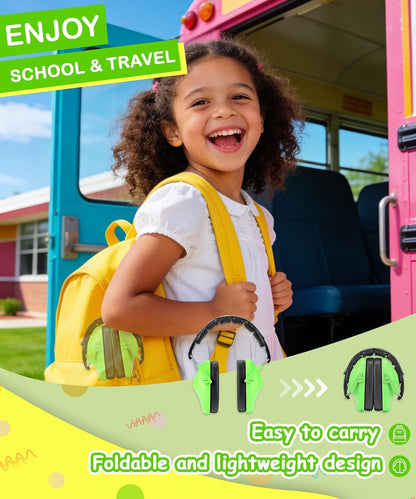 ZOHAN 032 Kids Noise Canceling Headphones - 25dB NRR Kids Ear Protection Earmuffs for School, Monster Jam, Fireworks, Travel, Air Show, Concert, Autism - Pink