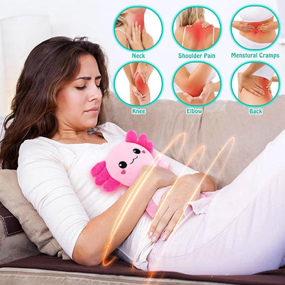 Microwave Heating Pad for Period Cramps,Otter Microwavable Heating Pad for Shoulder Neck Back Knee Pain Relief with Lavender Scented,Cute Otter Plush Toys Heat Pack for Women Kids Birthday
