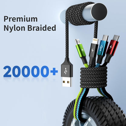 4 in 1 Multi Charging Cable, 5FT Charging Cords for Multiple Devices