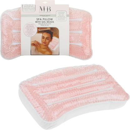 Glitter Gel Cooling Spa Pillow -Bathtub & Hot Tub Relaxation Cushion
