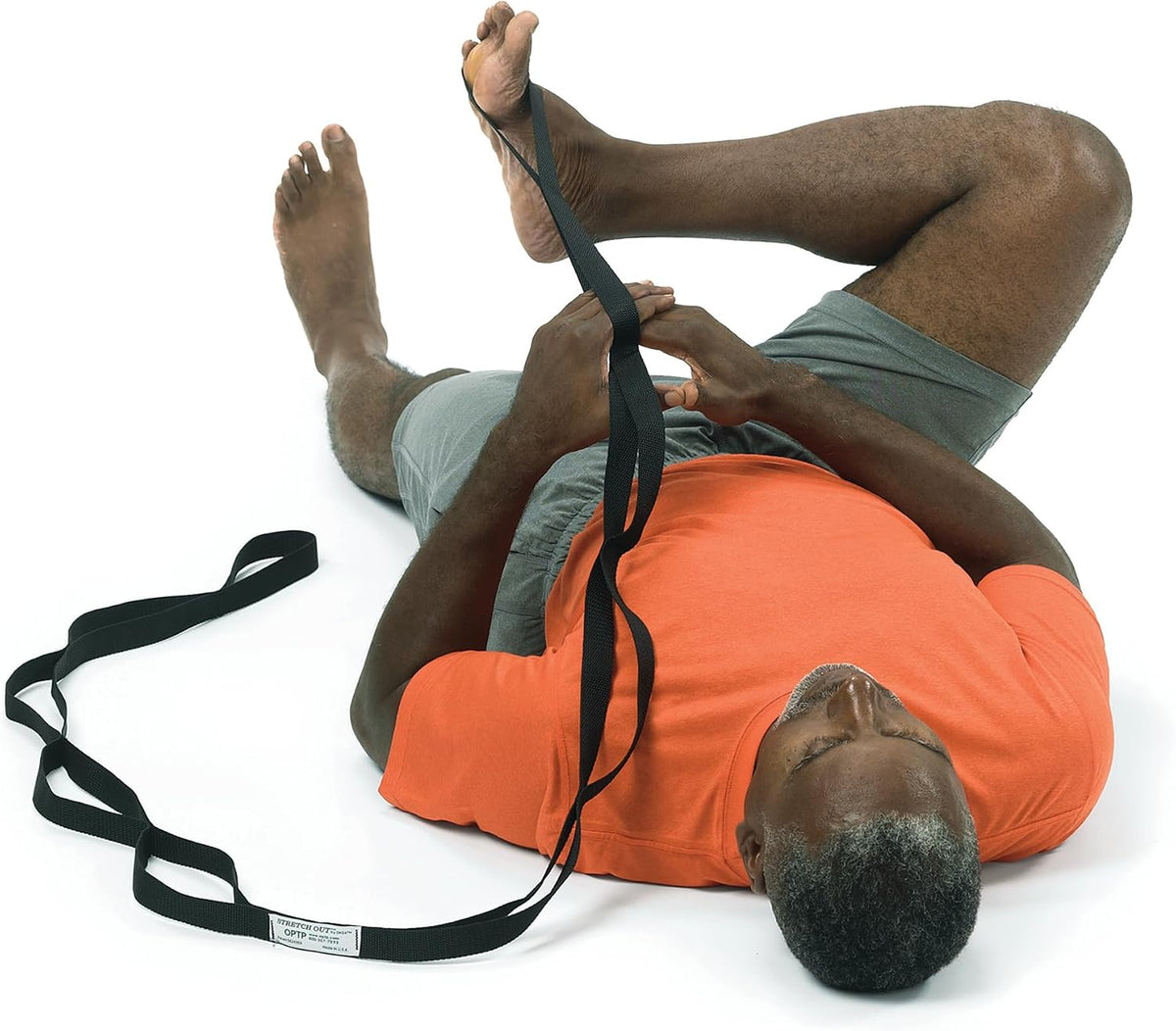 OPTP The Original Stretch Out Strap XL with Exercise Poster, USA Made