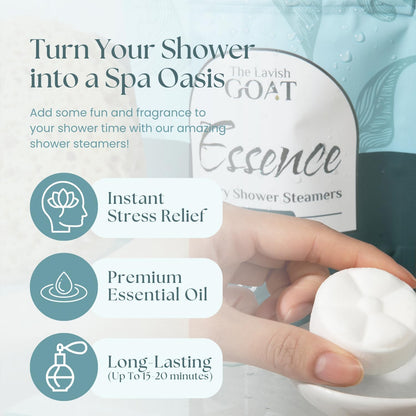 TLG Soothe Shower Steamers Aromatherapy 7 Pack – USA Made with Extra Menthol, Peppermint & Eucalyptus – Shower Bomb for Relaxation, Stress & Sinus Relief – Gift for Men & Women