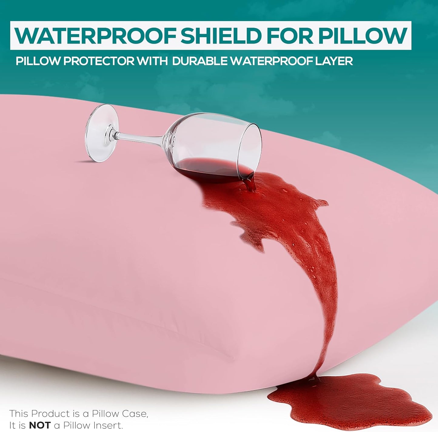 Utopia Bedding Premium 100% Waterproof Pillow Protectors with Zipper Standard Size (Set of 4), Bed Bug and Dust Mite Proof Zippered Pillow Covers, Pillow Encasement Cases, Gray