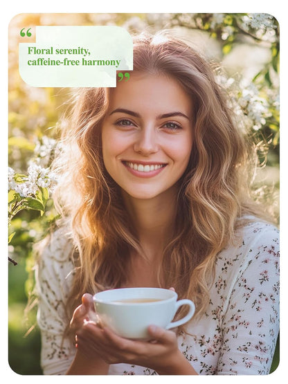 LOOMICA Decaf Jasmine Green Tea Bags, Naturally Decaffeinated, 20 Ct