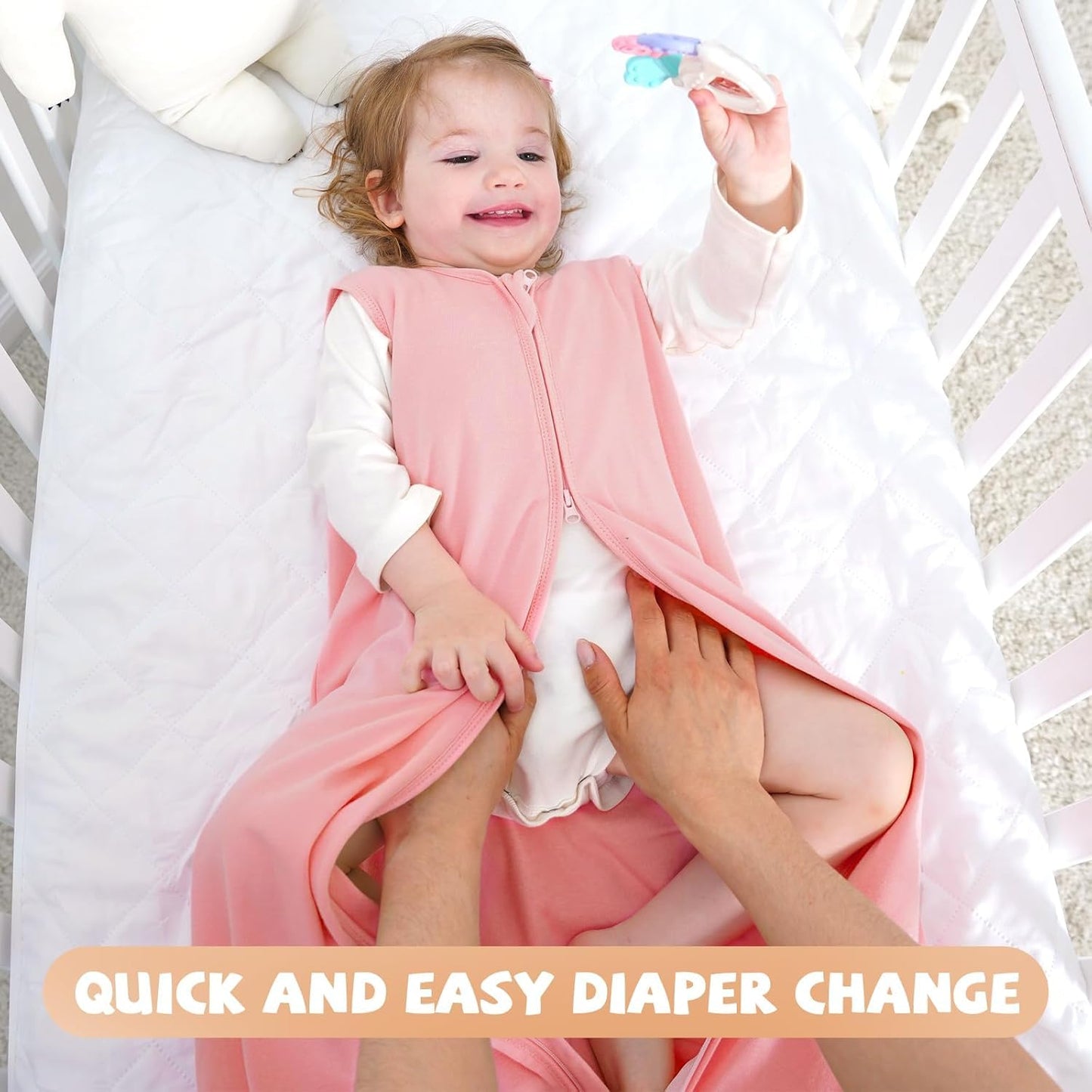Yoofoss Baby Sleep Sack Baby Wearable Blanket 100% Cotton 2-Way Zipper Toddler Sleeping Sack