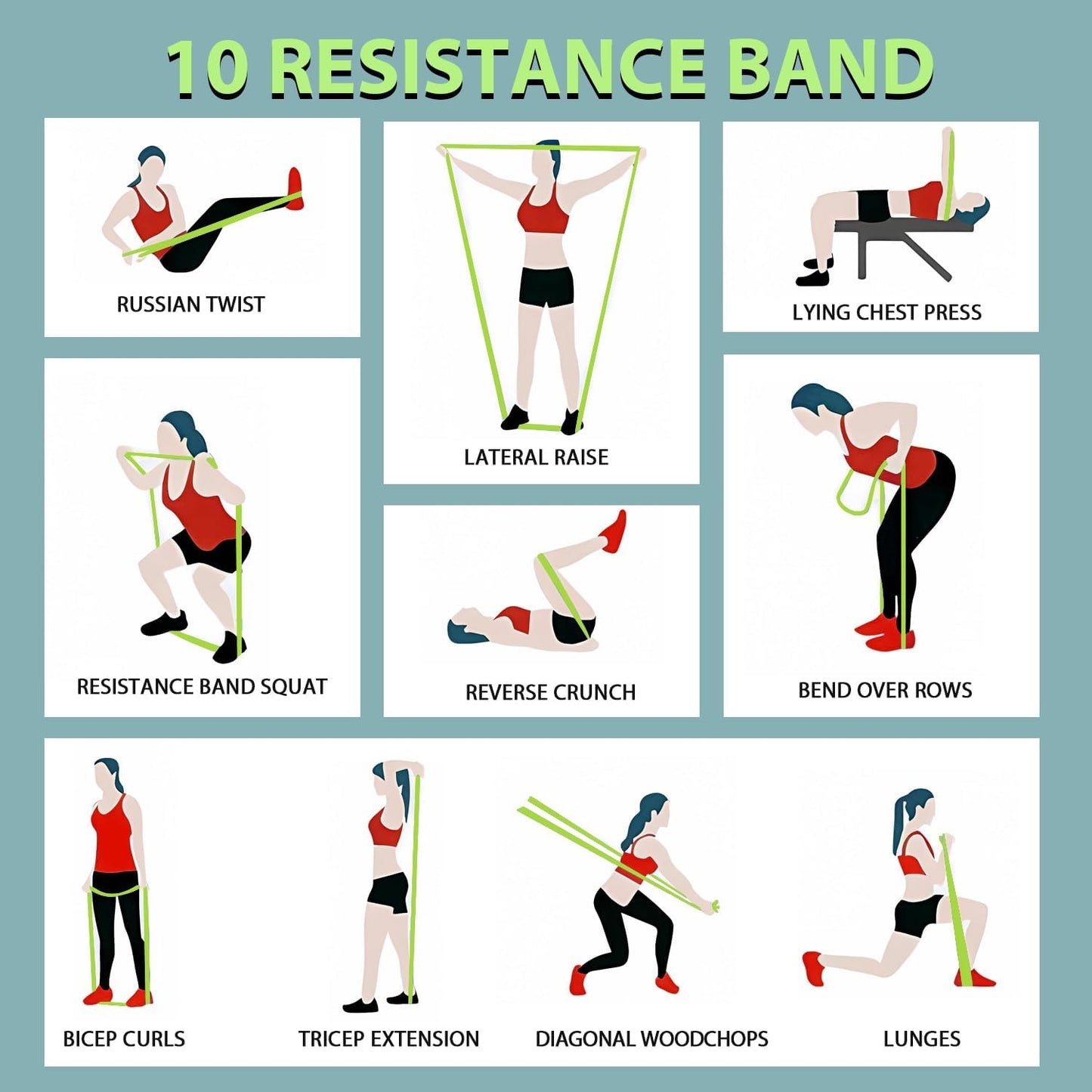 LEEKEY Pull Up Assistance Bands,5-125LB Resistance Bands with Grip、Door Anchor、Gym Bag - Exercise Bands for Full-Body Training, Fitness, Physical Therapy -USA Original Patent