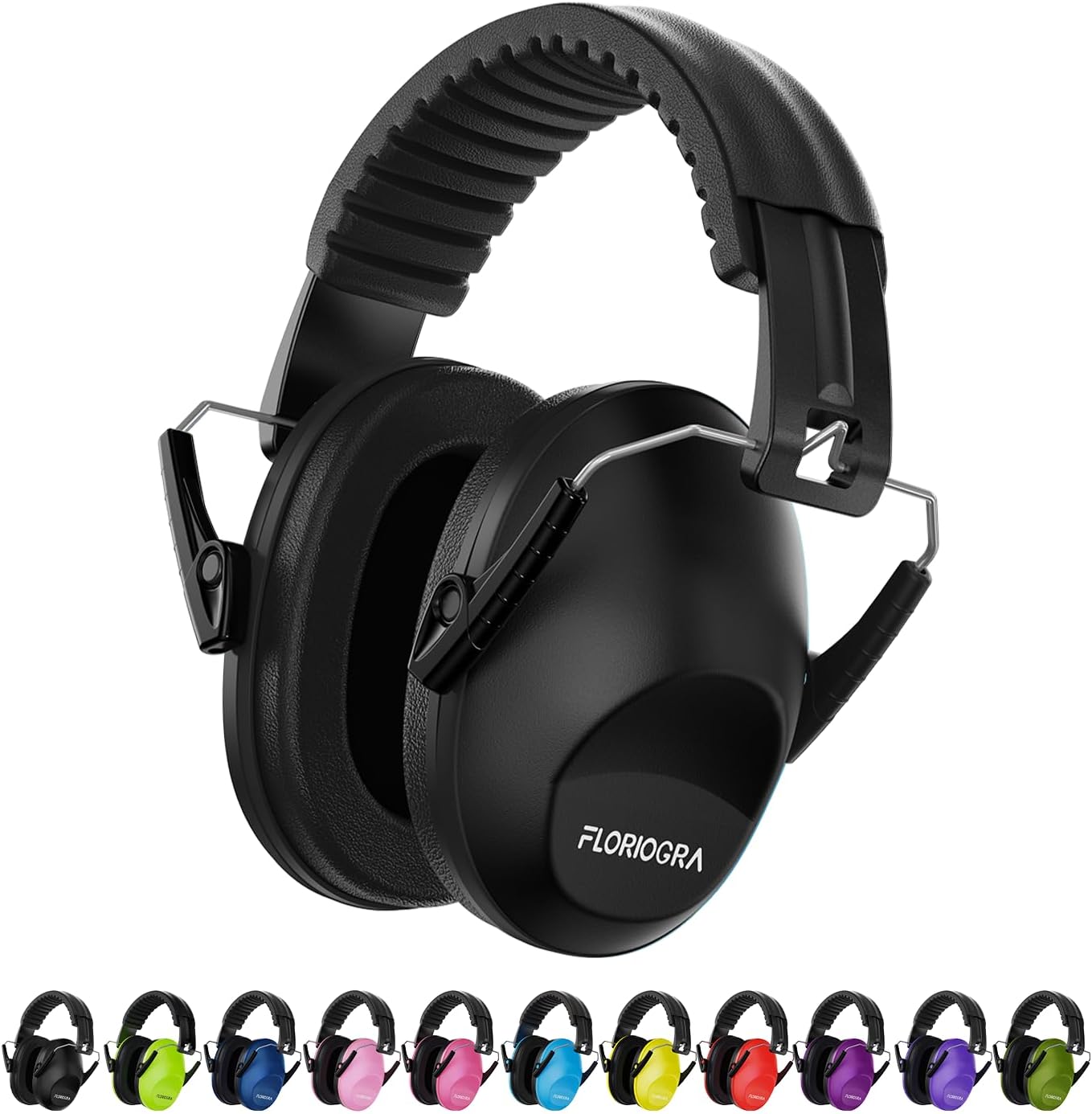 Floriogra Noise Cancelling Headphones for Kids, Kids Ear Protection 28dB SNR Noise Reduction Ear Muffs for Toddler/Children, Hearing Protection for Monster Jam, Concerts, Fireworks
