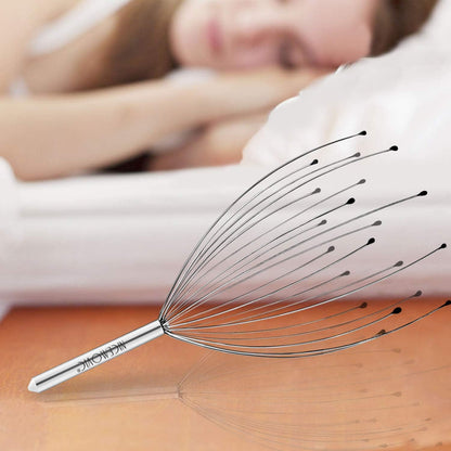 NICEMOVIC 2 Pack Head Scalp Massager Gifts for Women Men, Stocking Stuffers White Elephant Gifts for Adults Prizes for Adults Scalp Massager Hair Growth 20 Fingers Stress Relief Head Scratcher