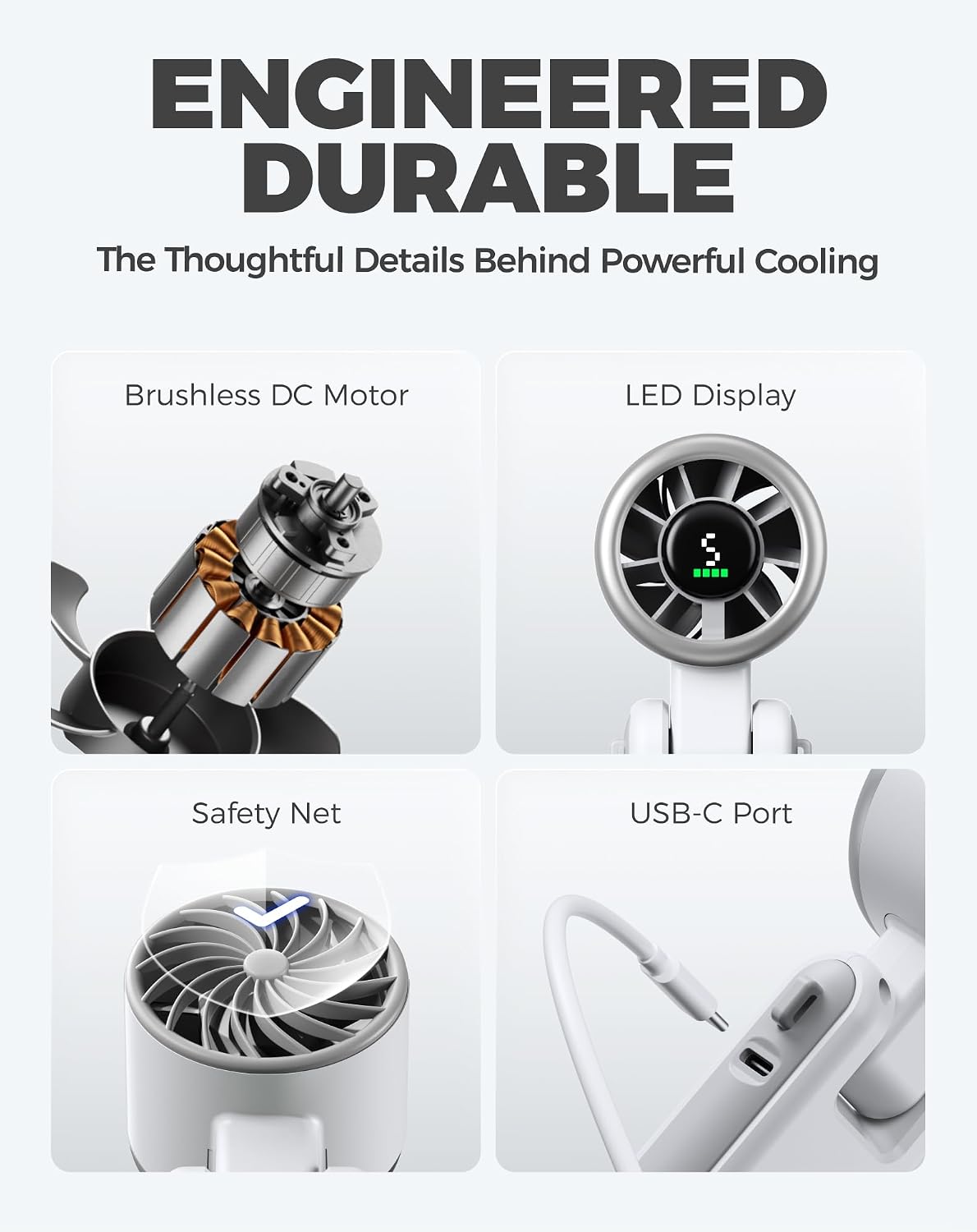 Diveblues Portable Handheld Turbo Fan