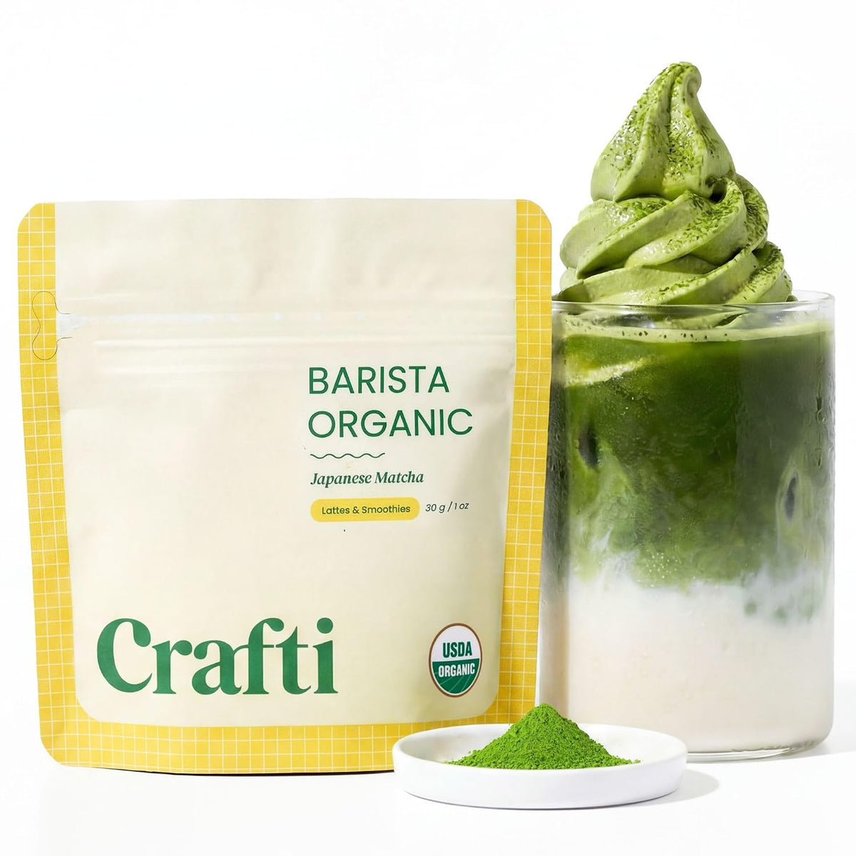 Crafti Ceremonial Organic Matcha Powder (30g / 1.06oz)