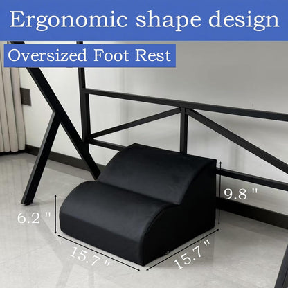 Foot Rest for Under Desk at Work.Multifunctional 3-Tier Foot Stool,with Washable Footrest.for Under Desk,Office Chair Gaming Chair & Sofa,Leg Elevation Pillow,Supports Posture -Dark Grey