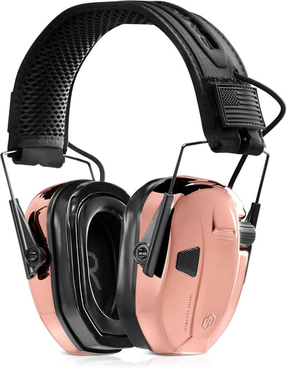 Savior Equipment Apollo Electronic Earmuffs For Shooting w/Gel Ear Pads, 24dB NRR, Noise Cancelling Ear Protection Headset