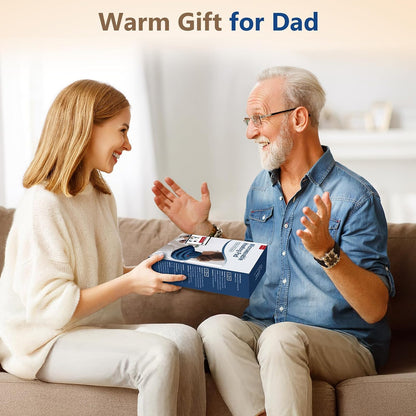 Comfytemp Neck Shoulder Heating Pad Microwavable for Pain Relief, FSA Eligible HSA, Weighted Heated Neck Wrap Warmer, Microwave Moist Heating Pad Warm Compress Women Gift, Fathers Day Dad Gift for Men