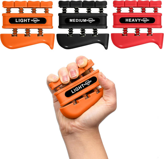 DICYWUDI Grip Strength Trainer, Finger Strength Trainer for Grip Strength Training for Fingers, Wrists, and Hands for Home, Office, Gym, Climbing, Athletes, Musicians, and Therapy