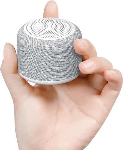 REACHER Travel White Noise Sound Machine, Small Bluetooth Speaker for Sleep | 20 Soothing Sounds, Rechargeable Battery, Portable Mini Size, Baby and Adult Sleep, Travel and Bedside Use