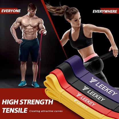Resistance Bands for Pull Up Assist, Stretch Bands & Exercise Workout Set
