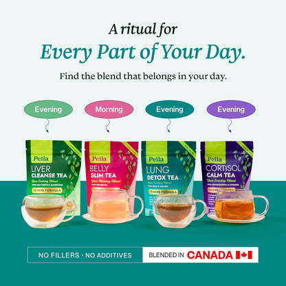 Pella Nutrition Lung Detox Caffeine-Free Loose Leaf Tea - 25 Servings