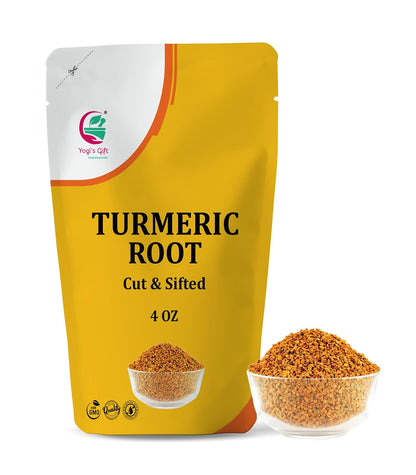 Yogi's Gift® Turmeric Root Cut & Sifted 4 oz | Curcuma Longa