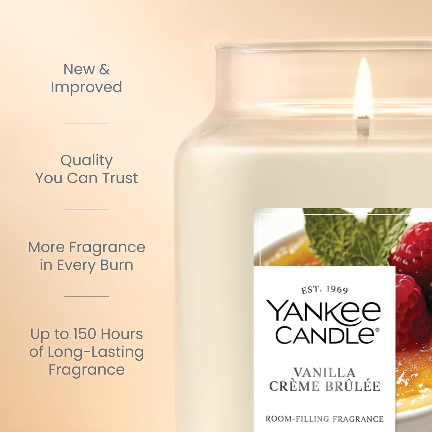 Yankee Candle Vanilla Cupcake Scented Candle, 22oz Large Jar
