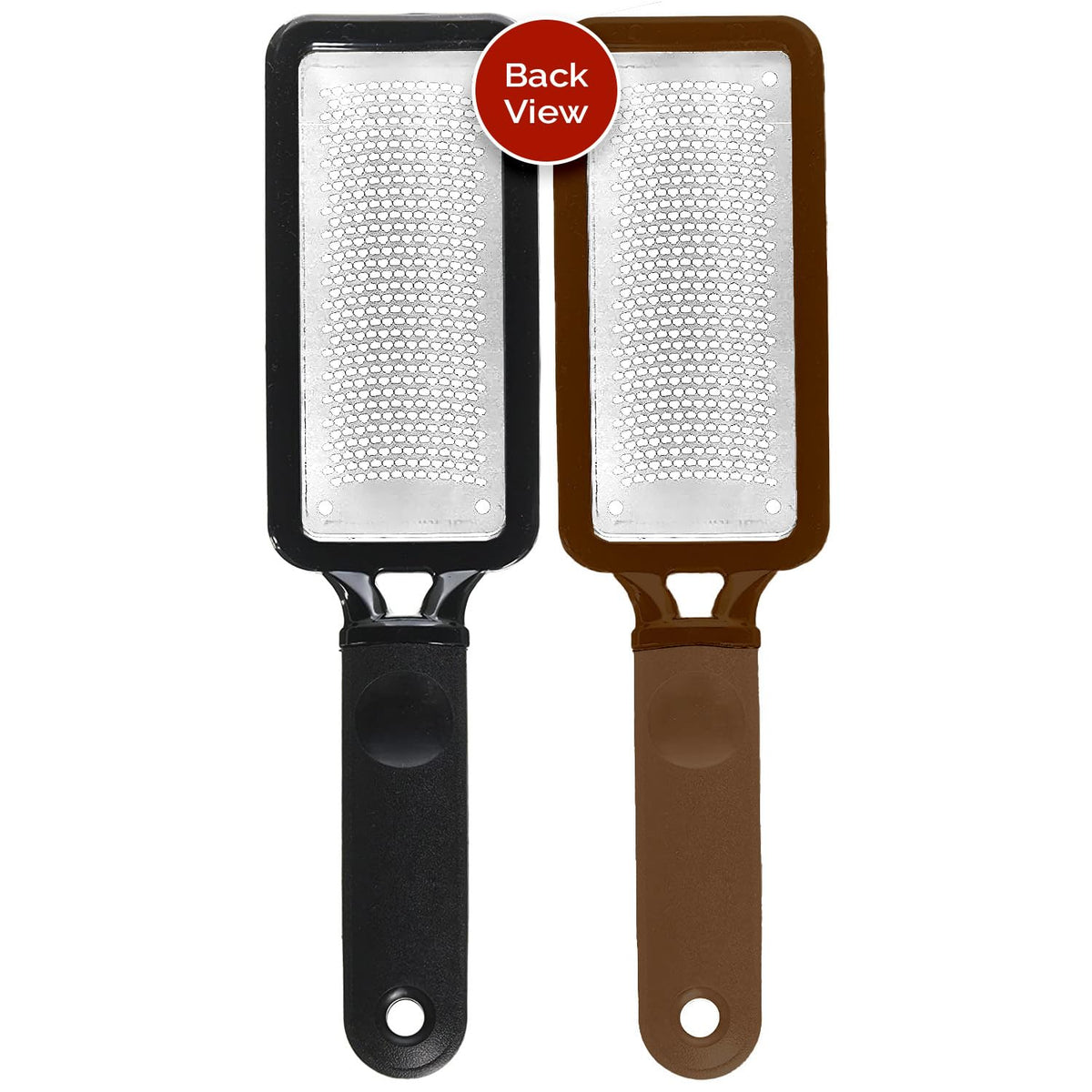 Microplane Colossal Foot File Scraper - The Original Stainless Steel Foot Rasp, Dead Skin/Callus Remover for Feet, Gentle Foot Scrubber, Pedicure Tools for Salon-Quality Foot Care, Black