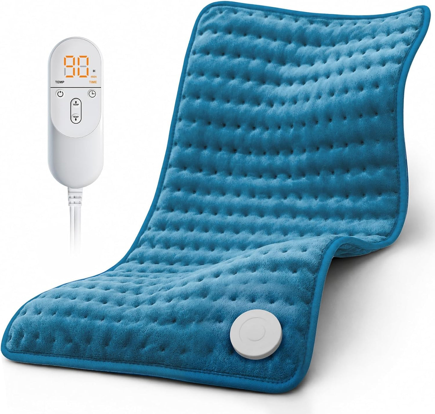 Heating Pad for Back, Electric Heating Pads for Cramps/Abdomen/Waist/Shoulder with 6 Heat Settings and Auto-Off, Moist/Dry Heat pad, Mothers Day Gifts for Mom Women Wife Grandma, 12" x 24"