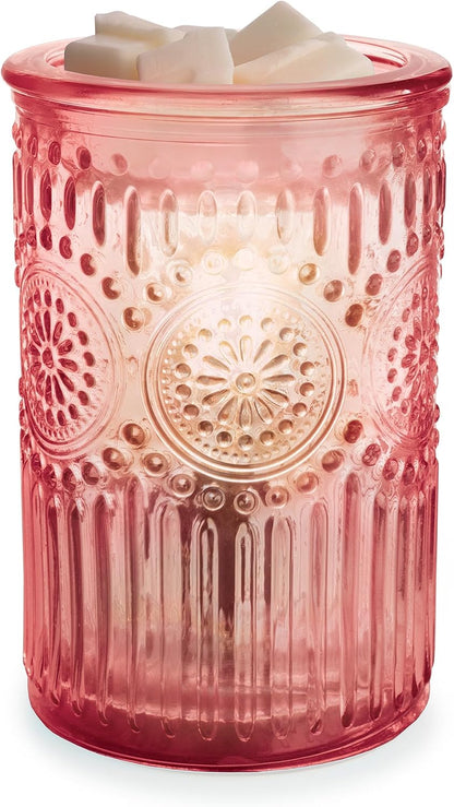 Candle Warmers ETC. Vintage Bulb Illumination Fragrance Warmer- Light-Up Warmer for Warming Scented Candle Wax Melts and Tarts to Freshen Room, Apothecary