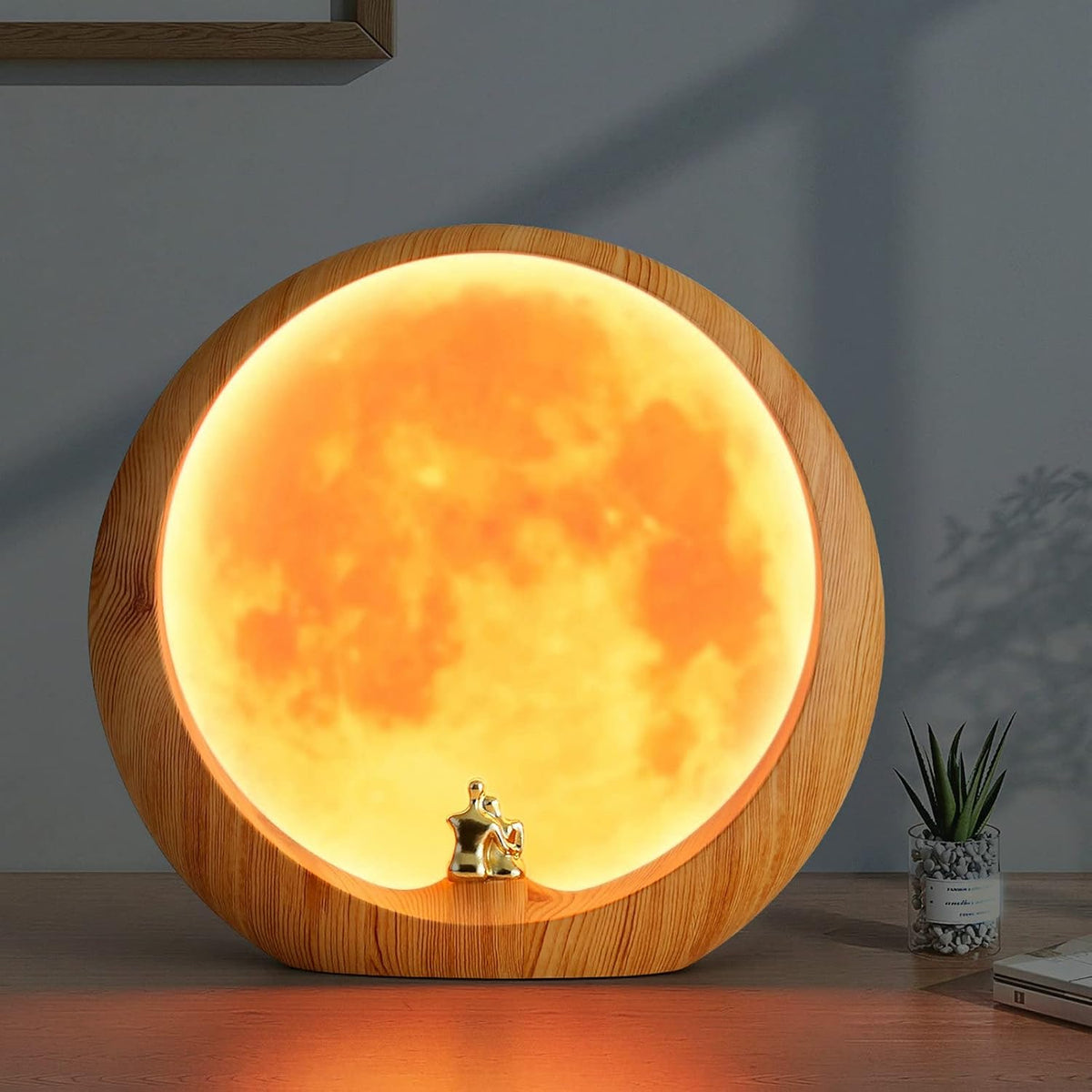 mamre Romantic Dimmable Sunset Lamp Home Decor Sunset Table Lamp Gift for Living Room Bedroom