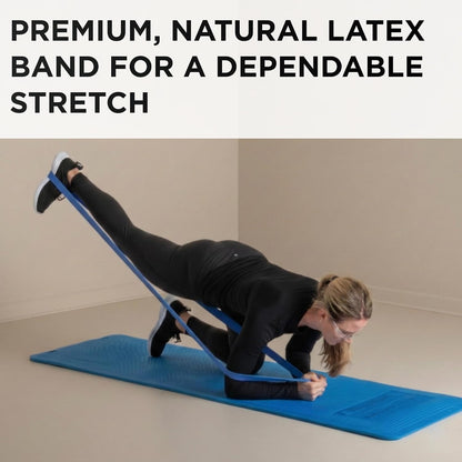 THERABAND Resistance Bands, 6 Yard Roll Professional Latex Elastic Band For Upper & Lower Body, Core Exercise, Physical Therapy, Pilates, Home Workouts, Rehab, Blue, Extra Heavy, Level 5