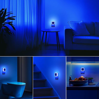 Sujeet Night Light, Night Lights Plug into Wall,Nightlight Plug in Night Light, Dusk to Dawn Night Lamp Led Night Lights for Adults Bedroom, Bathroom, Hallway (Amber)