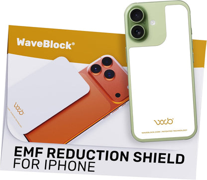 WAVEBLOCK EMF Blocker Sticker for iPhone 15 White