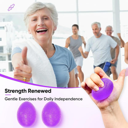 FitBeast Stress Balls for Adults, Hand Exercise Balls 6 Pack, Stress Relief & Grip Strength Trainer, Squishy Balls & Squeeze Balls for Arthritis, Carpal Tunnel, Hand Therapy with 3 Resistance Levels