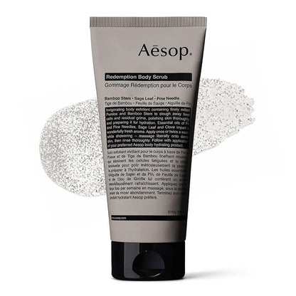 Aesop Geranium Leaf Body Scrub, Exfoliating Body Polish, Smooth Skin, 6.2oz