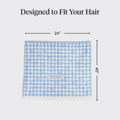 Kitsch Plush Microfiber Hair Towel Wrap for Women – Ultra Absorbent Microfiber Bath Towels for Wet, Curly, Long or Short Hair – Anti-Frizz Hair Wrap, Great Hair Care Gifts for Women