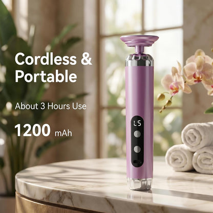 Electric Callus Remover for Feet, Cordless Foot Sander with 5 Speeds | Upgraded 1200RPM, 3-in-1 File, LED Display, 3-Hour Battery, 50 Discs, Heel Grinder, Home Pedicure Gift for Women Men