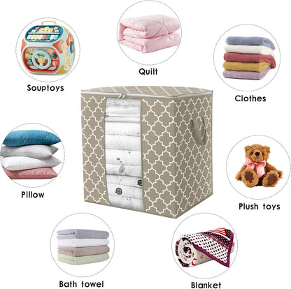 Storage Bags 3 Pack 100L Clothes Organization and Storage Containers
