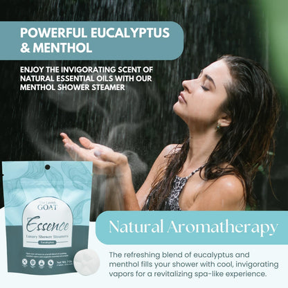 TLG Soothe Shower Steamers Aromatherapy 7 Pack – USA Made with Extra Menthol, Peppermint & Eucalyptus – Shower Bomb for Relaxation, Stress & Sinus Relief – Gift for Men & Women