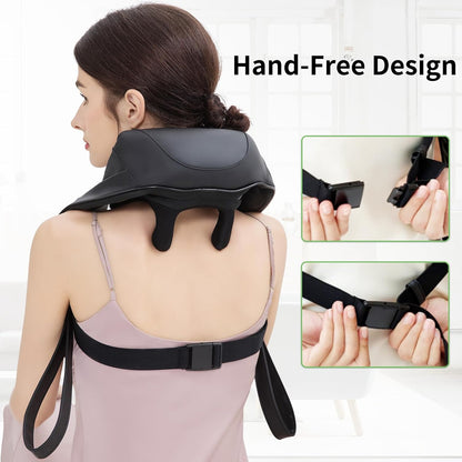 MASGRE Shiatsu Neck and Shoulder Massager with Heat for Pain Relief