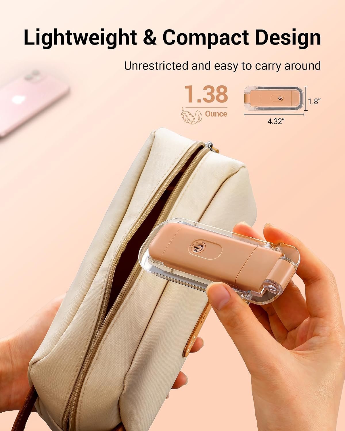 DEWENWILS USB Rechargeable Book Light for Reading in Bed, LED Book Reading Lights with Clip, Perfect for Bookworms, Kids, Warm White, Brightness Adjustable (Blue)