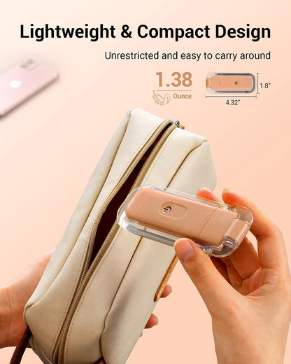 DEWENWILS USB Rechargeable Book Light for Reading in Bed, LED Book Reading Lights with Clip, Perfect for Bookworms, Kids, Warm White, Brightness Adjustable (Blue)