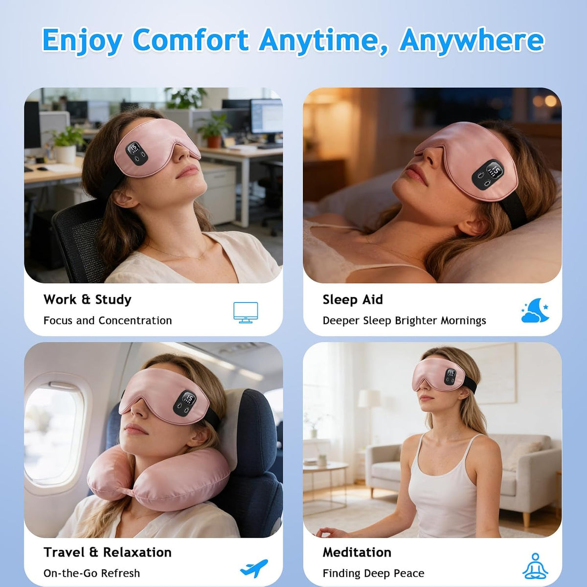 Rechargeable Heated Eye Mask